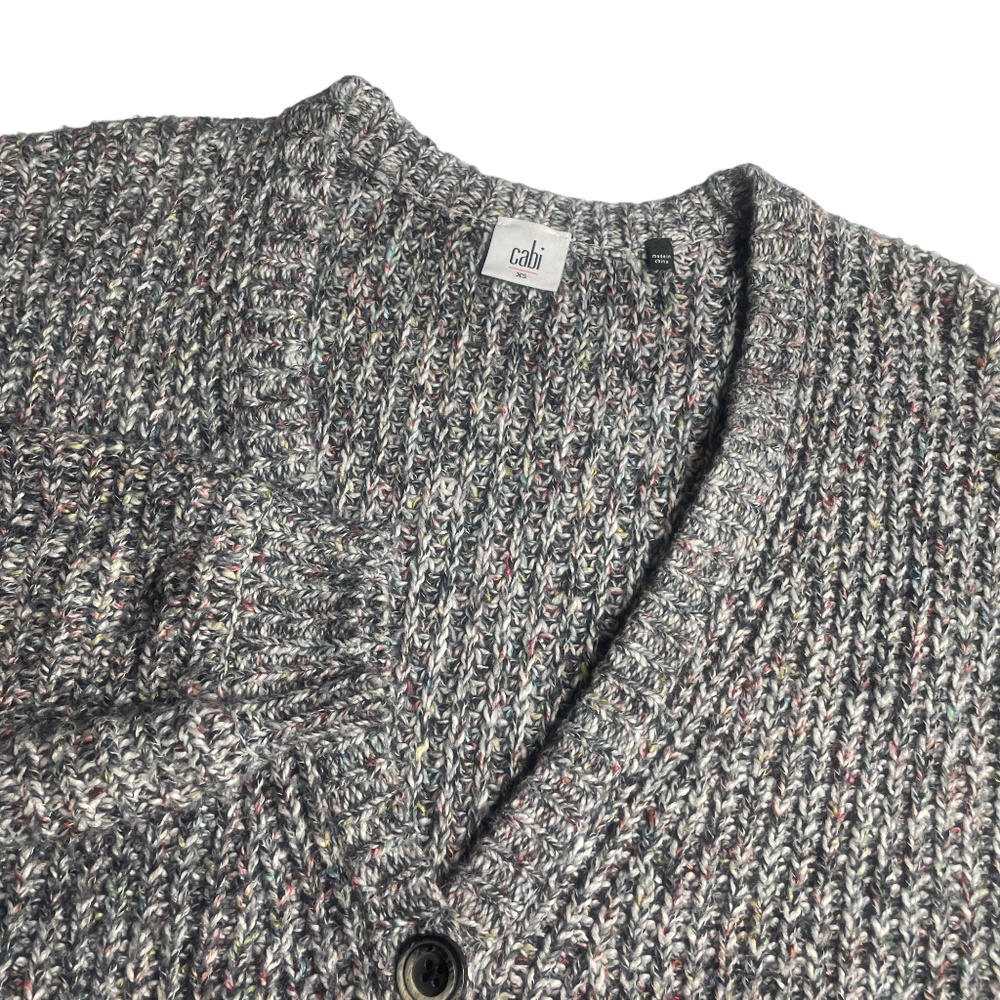 Cabi Tweed Sweater‎ XS Cardigan Button up Long Sleeves